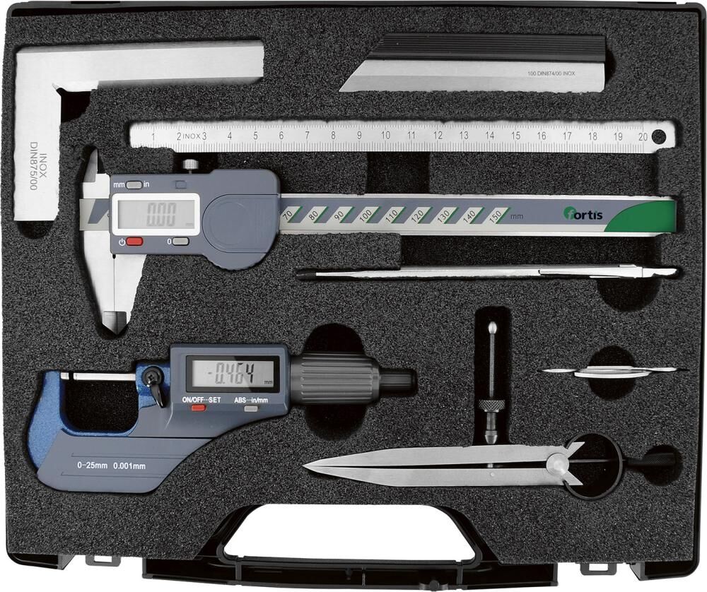FORTIS Messzeugsatz 7-teilig digital