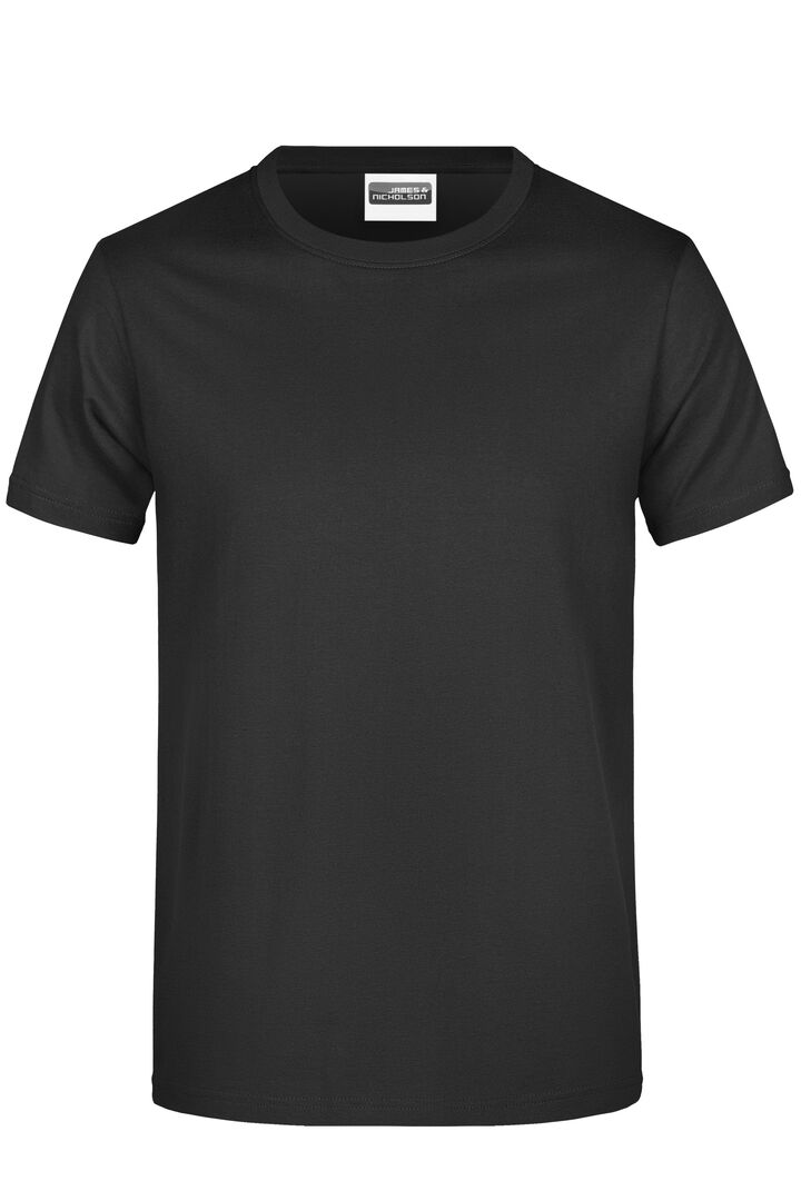 JAMES & NICHOLSON T-Shirt 150 Gr. M black JN797