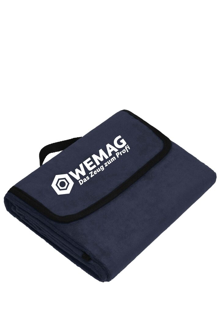WEMAG Picknick-Fleecedecke navy one size