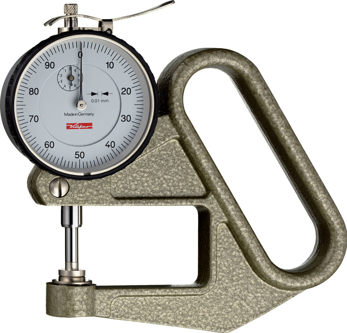 KÄFER Taschen-Dickenmessgerät J50C 50mm B.Tiefe