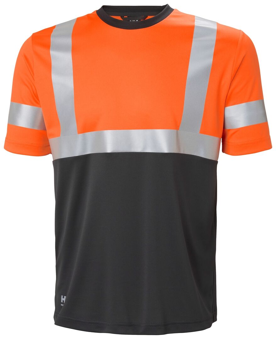 HELLY HANSEN Addvis SS-T-Shirt 79254 Gr. 2XL ORANGE/EBONY