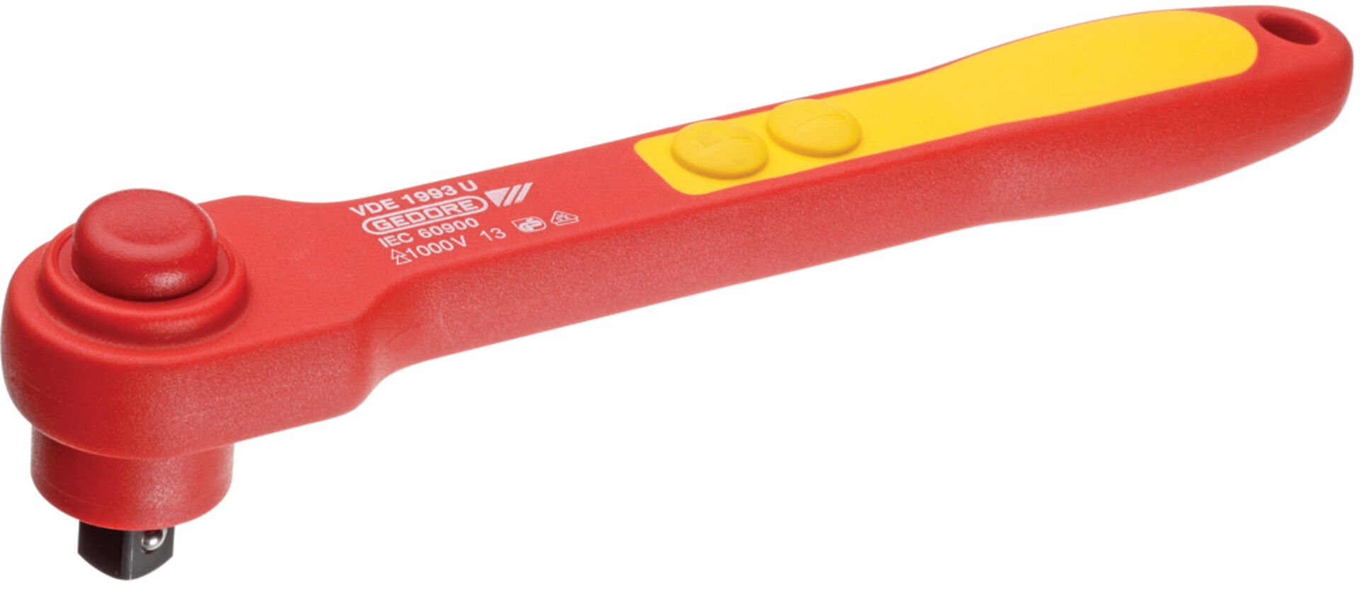 GEDORE VDE-Umschaltknarre 1/2" VDE 1993 U 6123910