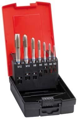 FORMAT Maschinengewindebohrer Set M3-M12 Form B DIN371/376 HSSE