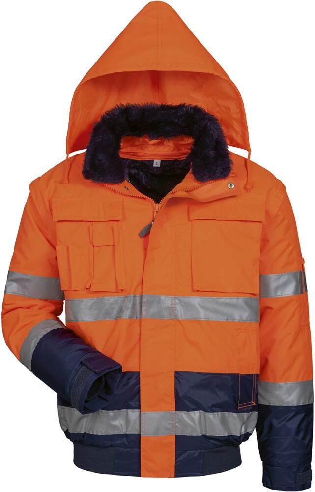ELYSEE Warnjacke Volker Gr. S orange/marine