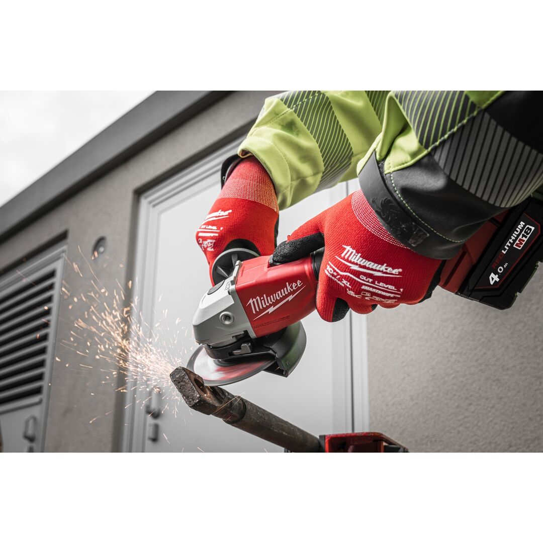 MILWAUKEE Akku-Winkelschleifer M18 BLSAG125X-0 ohne Akku-& Ladegerät