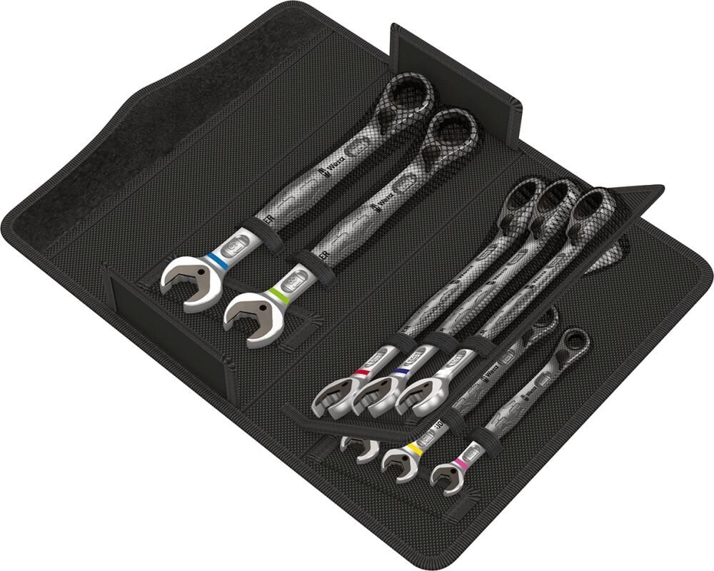 WERA Ringschlüssel Ratschenschlüssel Set 11-teilig