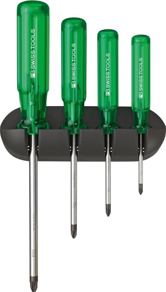 PB SWISS TOOLS Schraubendreher Set Classic 4-teilig PZ