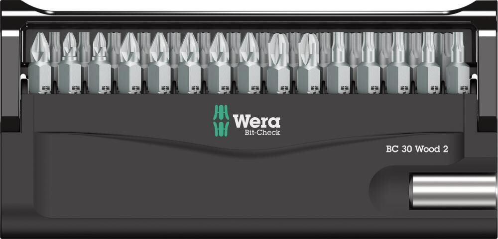 WERA Bit Set 30-teilig Wood