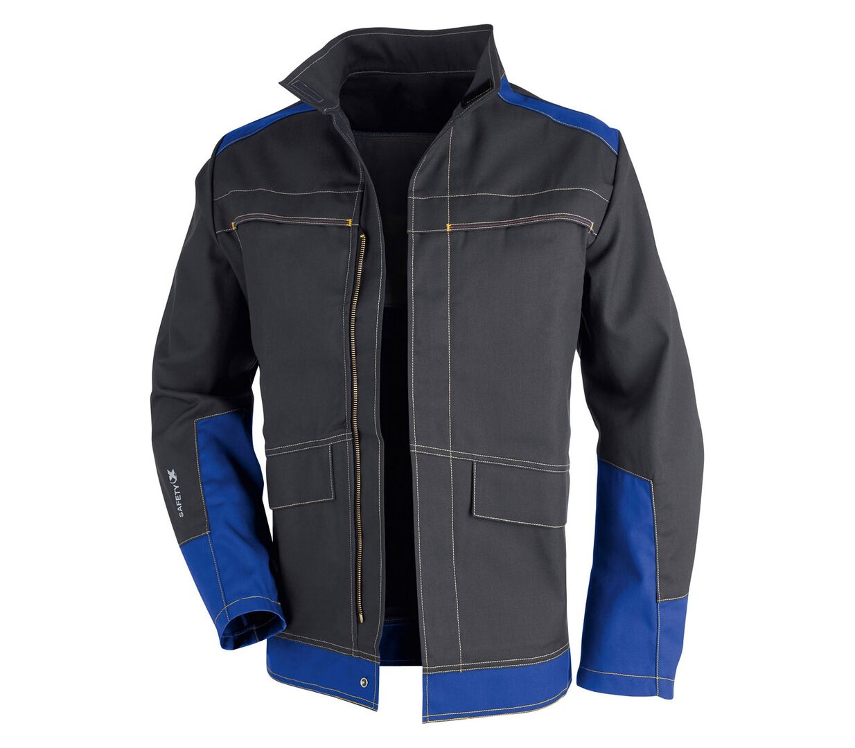 KÜBLER Bundjacke Safety X6 Form 1779 anthrazit/kornblau Gr. 44