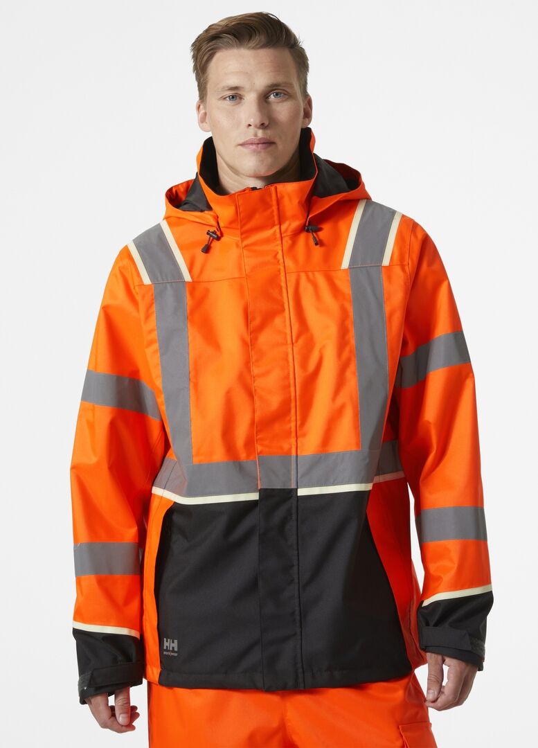 HELLY HANSEN Warnschutz Jacke UC-ME Gr. S orange/ebony