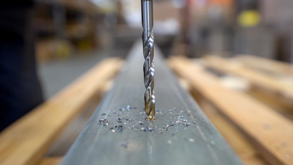 DORMER Spiralbohrer DIN338N HSS TIN-Kopf 1,00 mm