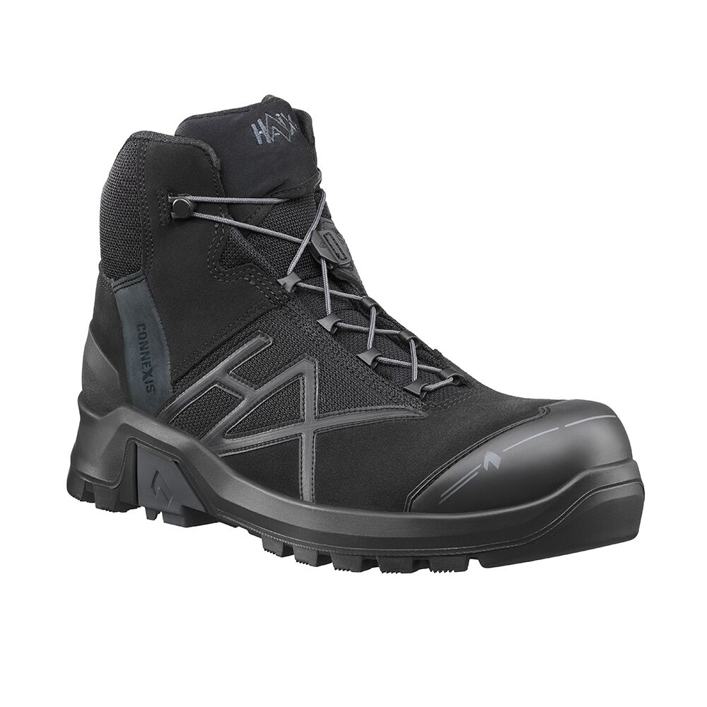HAIX CONNEXIS Safety+ GTX mid black-black,ESD,Goretex Gr. 41 UK 7,0