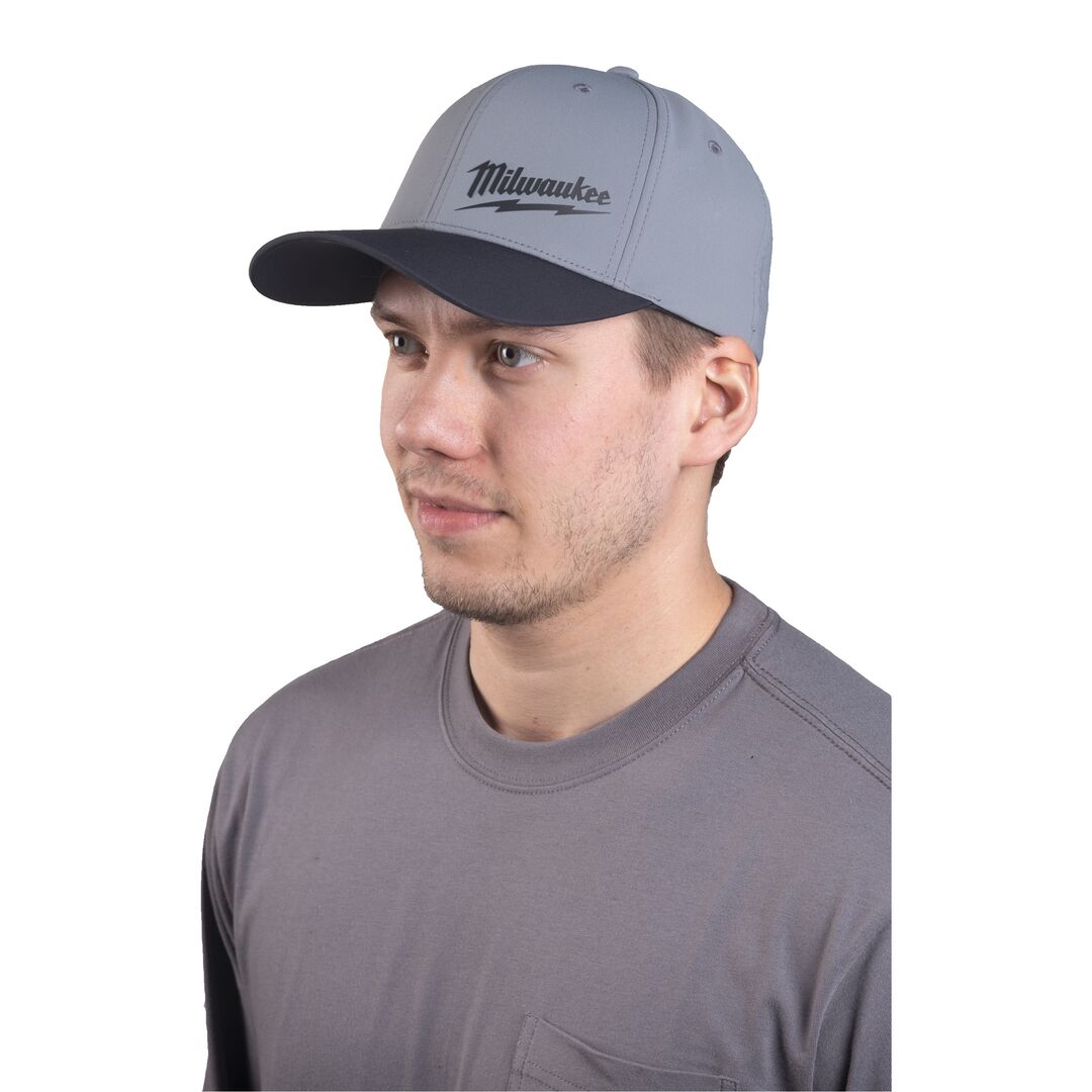 MILWAUKEE Baseball Kappe BCPDGR-S/M Performance dunkelgrau mit UV-Schutz