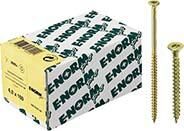 E-NORM PRO Spanplattenschraube ISR Teilgewinde verzinkt gelb 4,0x40/24 Handelsverpackung