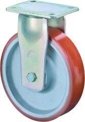 BS ROLLEN Bockrolle Poly auf Gussfelge 300mm