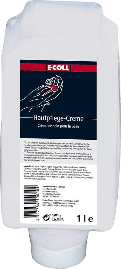 E-COLL Hautpflegecreme 1L für V-Spender