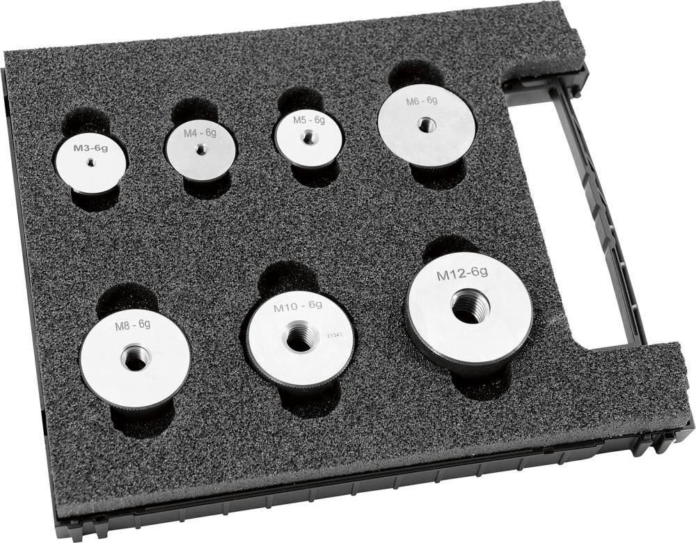 FORMAT Gut-Gewinde-Lehrring Set M3-M12 6g