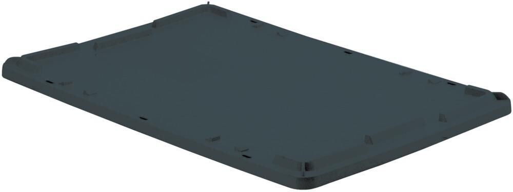 LA-KA-PE Deckel für LB/DB+M33 Dreh stap.beh. 65 l schwarz