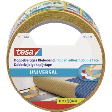 TESA Doppelseitiges Klebeband Universal 50mm 10m 56171-00003