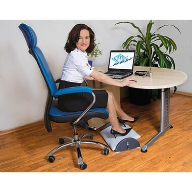 WEDO Fußstütze Relax Plus lichtgrau verstellbar