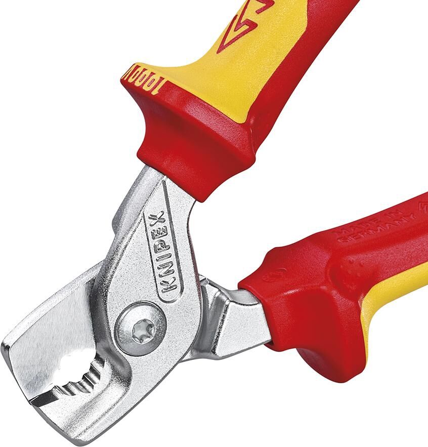 KNIPEX 95 16 160 StepCut Kabelschere isoliert Mehrkohne VDE verchr. 160mm