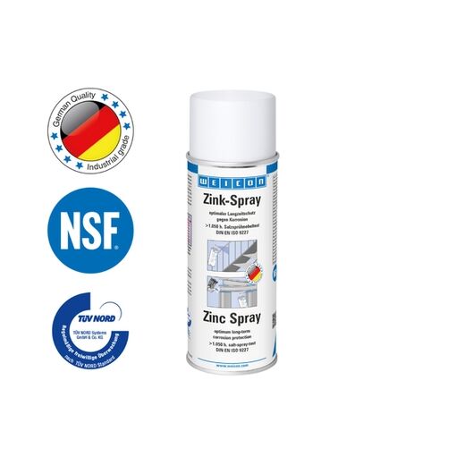 WEICON Zink-Spray Farbton Zink grau 400ml Spraydose