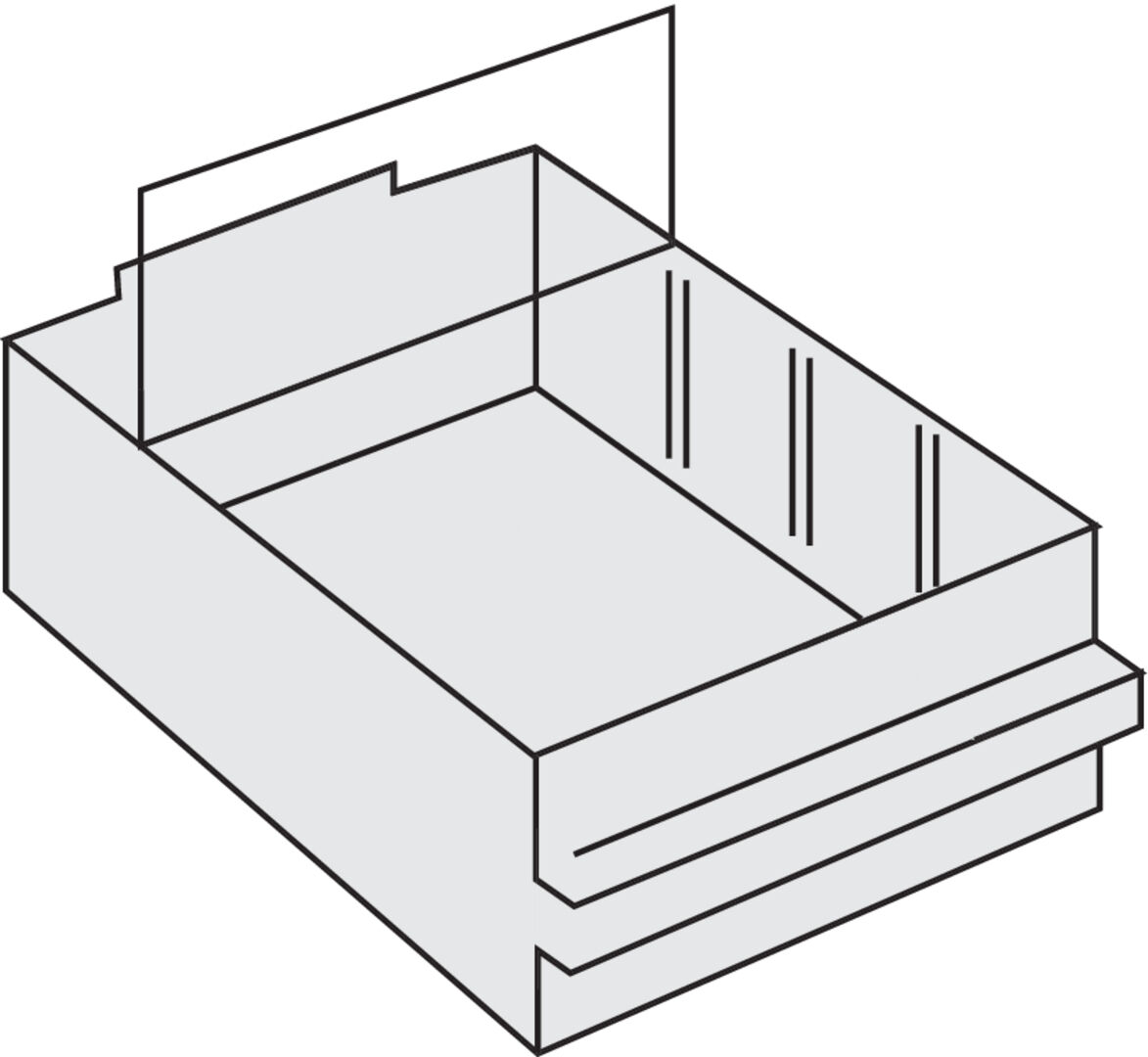 RAACO Etiketten Set a 8 Stk. für Schublade Typ B