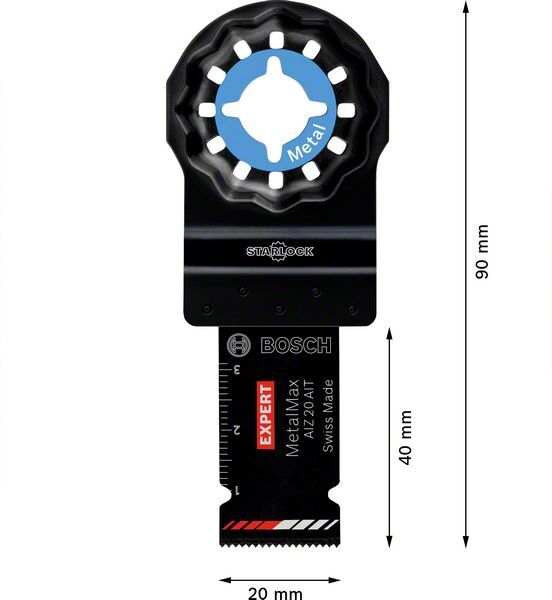 BOSCH Tauchsägeblatt Metal AIZ20AIT Expert Starlock VE 5