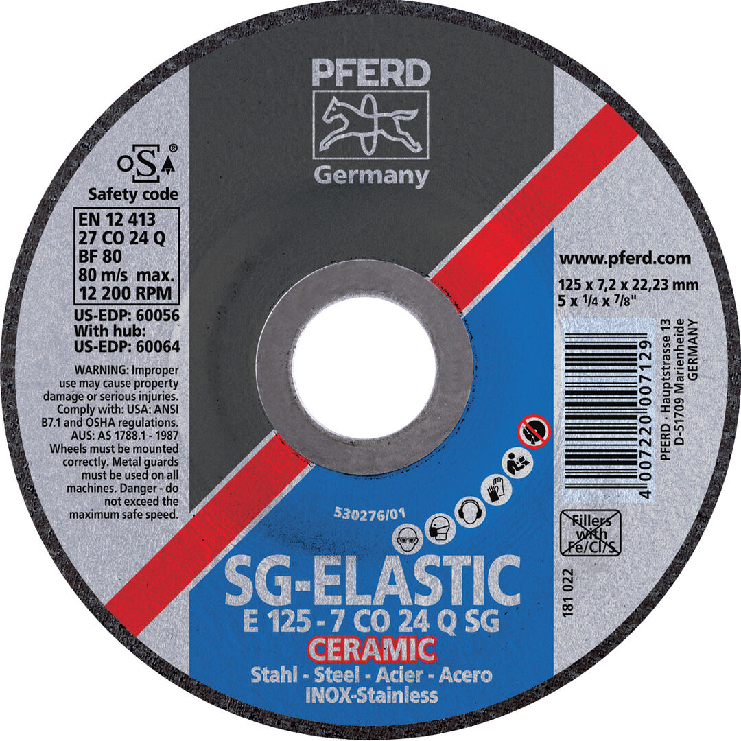 PFERD Schruppscheibe CO24QSG 125x7,2mm gekröpft
