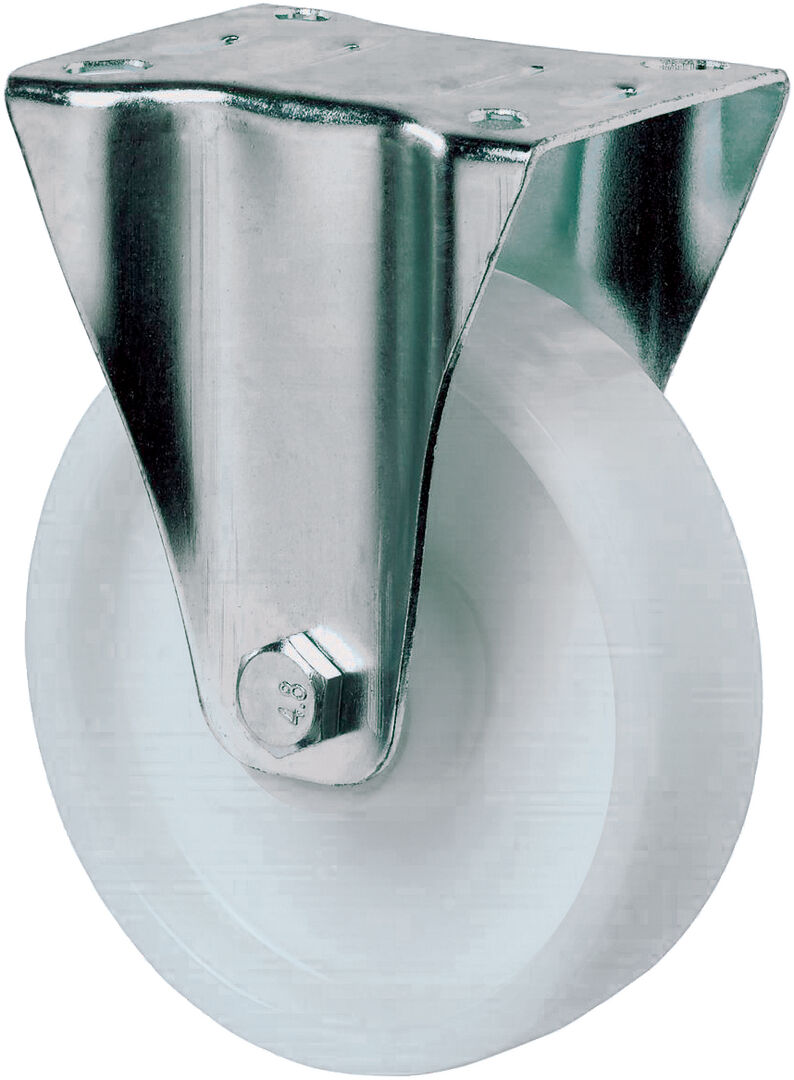 BS ROLLEN Bockrolle 80mm Stahlbl Verz Poly Lg. R