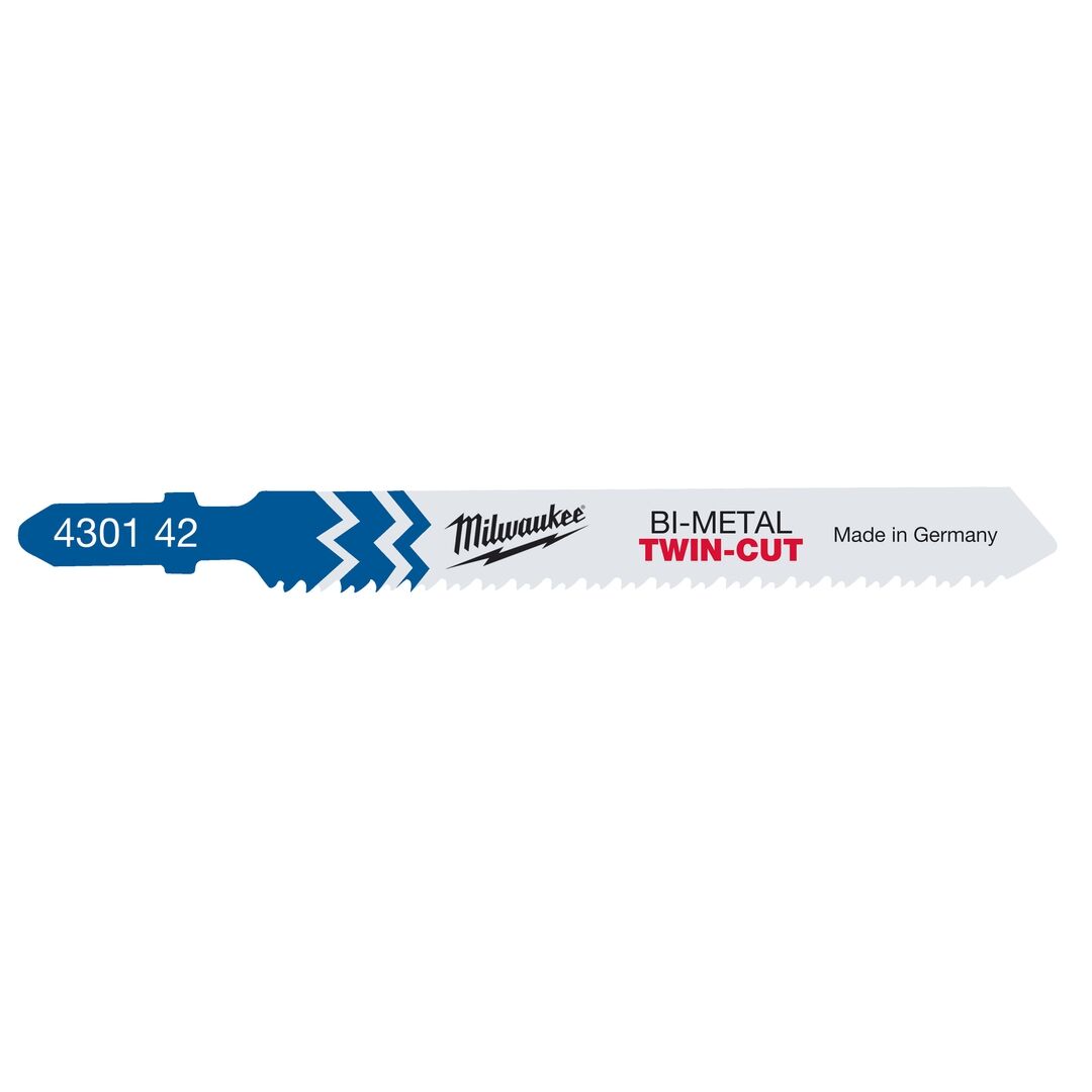 MILWAUKEE Stichsägeblatt T123XF Metall 91x2,5/1,8mm TWIN-CUT Bi-Metall