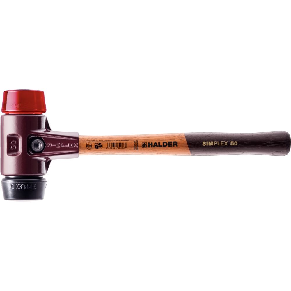 HALDER Schonhammer SIMPLEX 30mm Gumit/Plastik