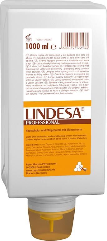 LINDESA Hautschutzcreme PROFESSIONAL 1000ml Varioflasche