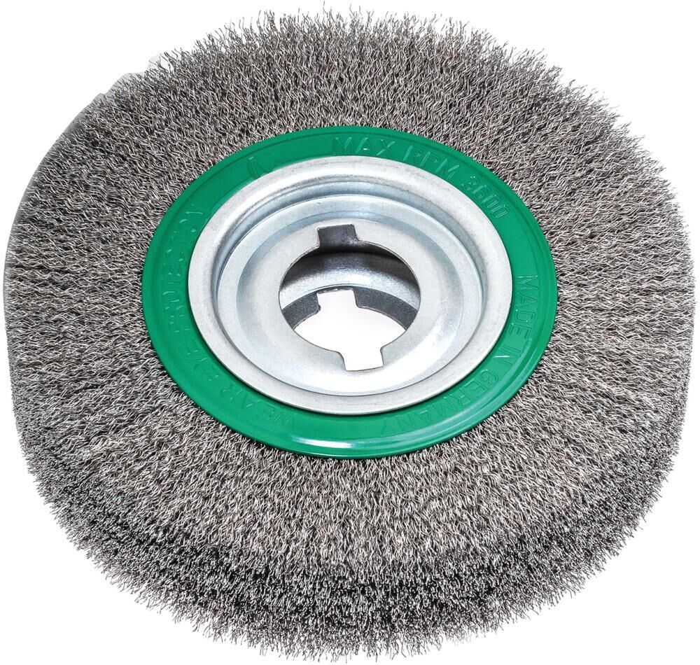 LESSMANN Rundbürste Edelstahl 250x60mm gewellt 0,35mm