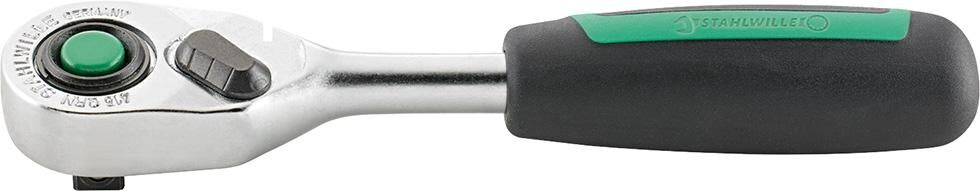 STAHLWILLE Handknarre Feinzahn umschaltbar 1/4" 117mm 80 Zähne