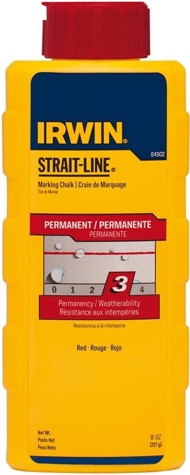 IRWIN Schlagschnurkreide 227g rot