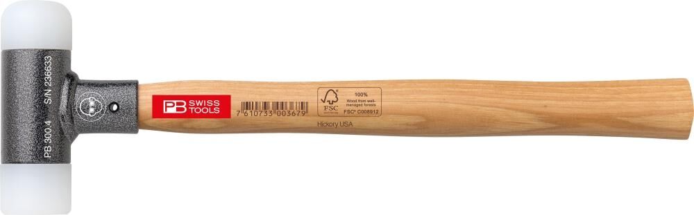 PB SWISS TOOLS Schonhammer 50mm Holzstiel rückschlagfrei
