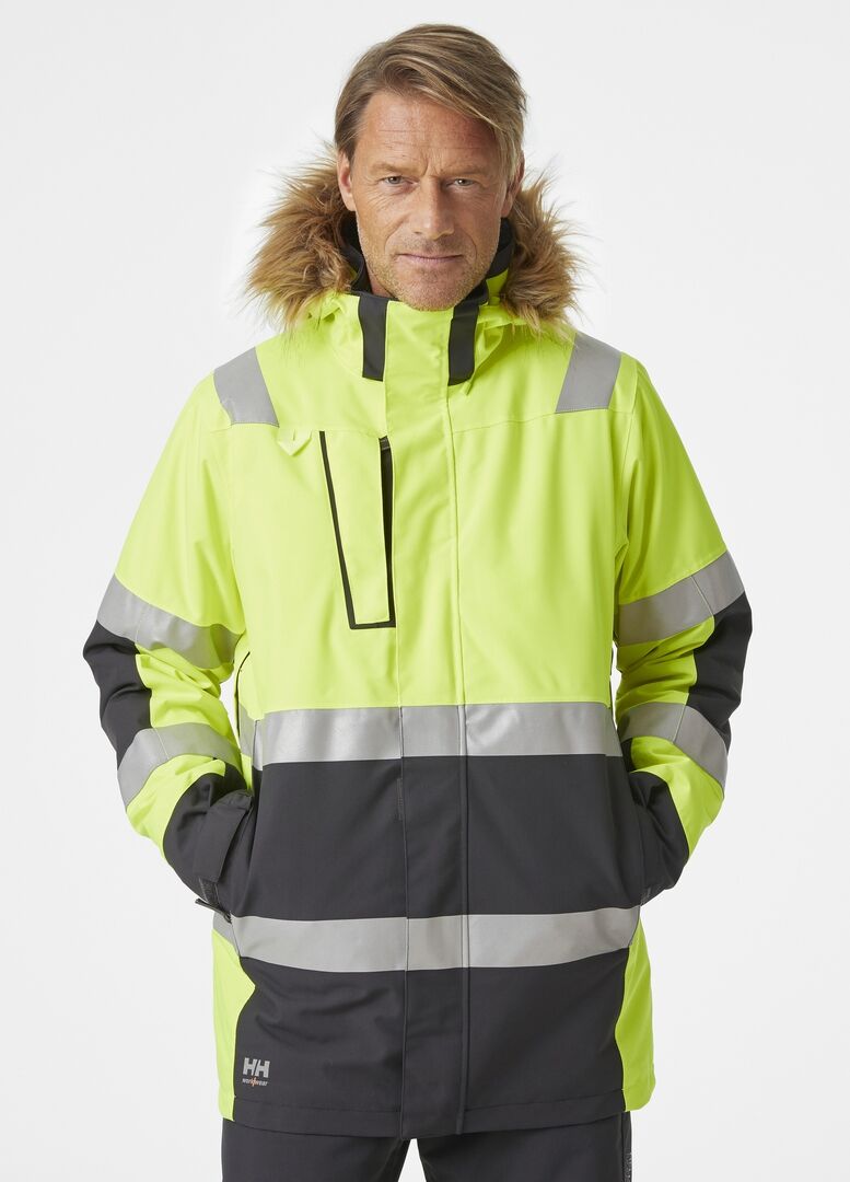 HELLY HANSEN Winterparka ALNA 2.0 Gr. L yellow/ebony 71393