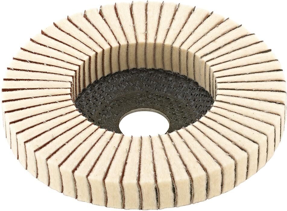 FORMAT Fächerschleifscheibe Filz kombinierte 125mm Schleifleinen