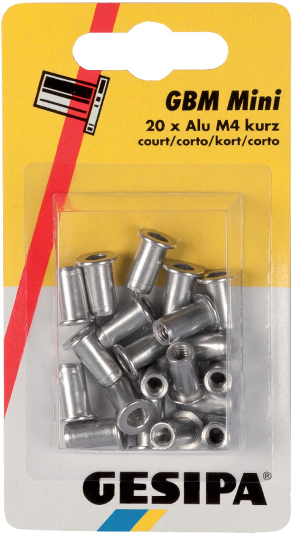 GESIPA Blindnietmutter Mini-Pack M6 kurz