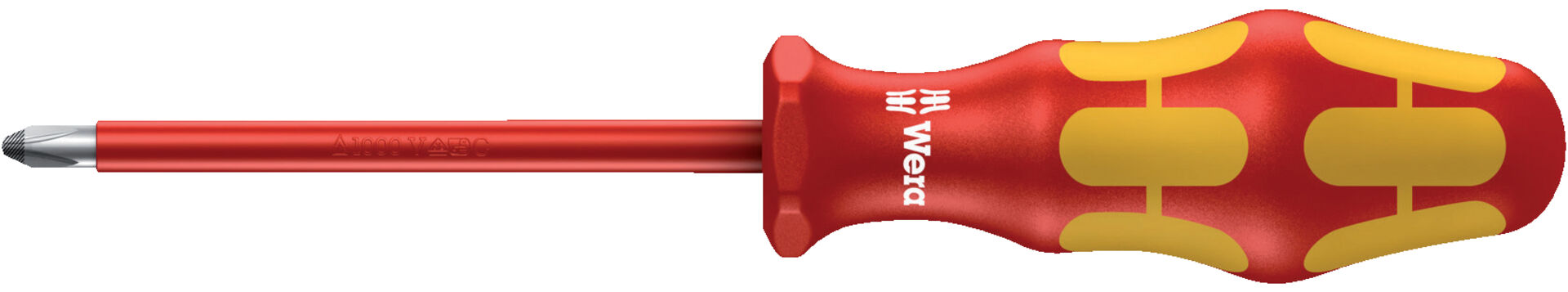 WERA VDE Kreuzschlitz-Schraubendreher Pozidriv 3x150mm PZ 165I