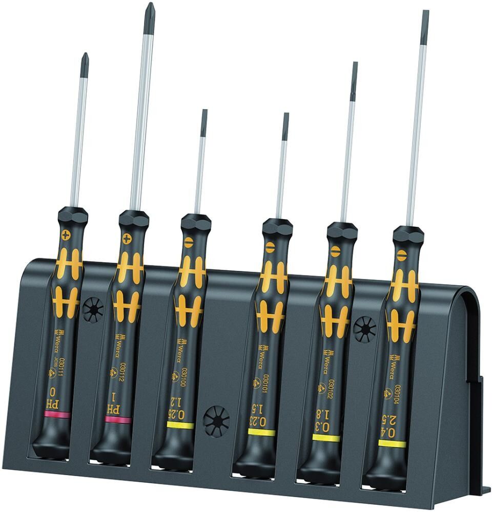 WERA Elektroniker-Schraubendreher Set ESD 6-teilig