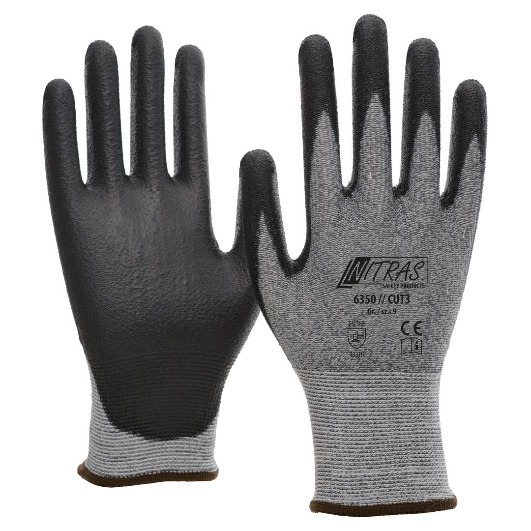 NITRAS Schnittschutzhandschuhe Cut 3 Gr. XL