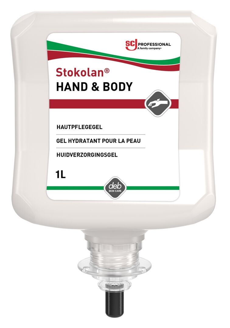 SC JOHNSON Hautpflegegel Stokolan Hand & Body 1000ml Kartusche SBL1L