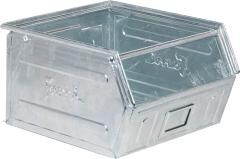 Stahlbehälter 450x520x300 mm BxTxH Gr. 5P4 verzinkt