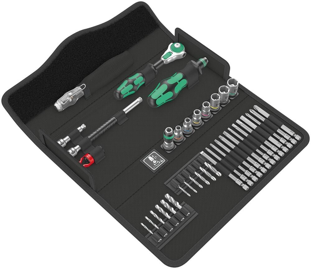 WERA Kraftform Kompakt 39-teilig M 1 für Metall