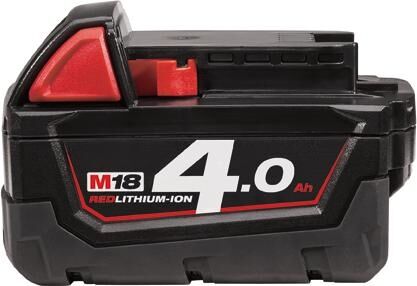 MILWAUKEE Akku M18 B4 18V 4Ah Li-Ion Red