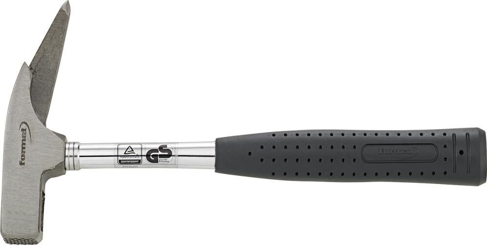 FORMAT Latthammer poliert gerauht mit Magnetnagelh. Stahlrohrstiel 600g