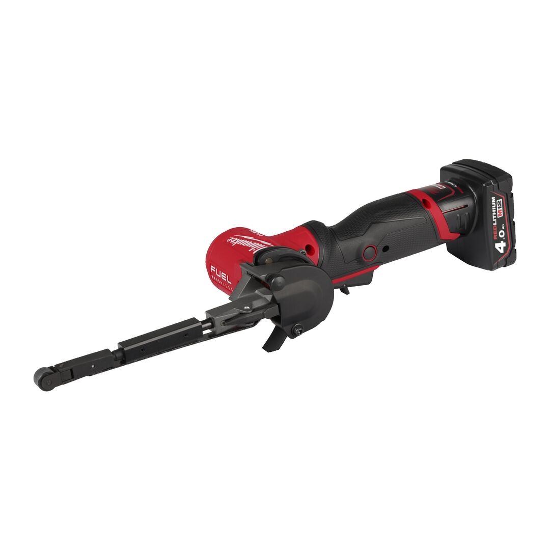 MILWAUKEE Akku-Bandfeile M12 FBFL13-402B 2x12V 4Ah Ladegerät Tasche