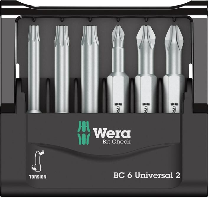 WERA Bit Set 50mm Mini Check PH PZ TX 50